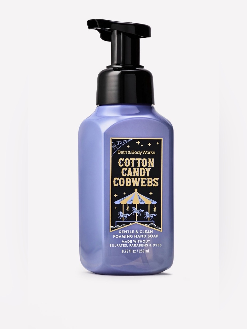 Bath & Body Works Cotton Candy Cobwebs Foaming Gentle Foaming Hand Soap